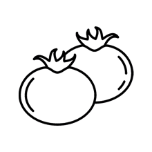 Zwei Tomaten-Icon