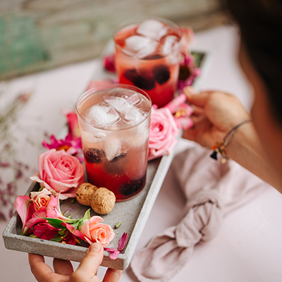Bombeer Mule mit Rose von der SPAR Mahlzeit!