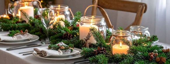Ideen für die Weihnachts-Tischdeko