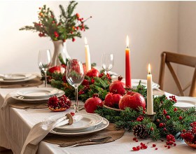 Ideen für die Weihnachts-Tischdeko