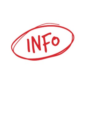 Sujet mit der Aufschrift: "Info"