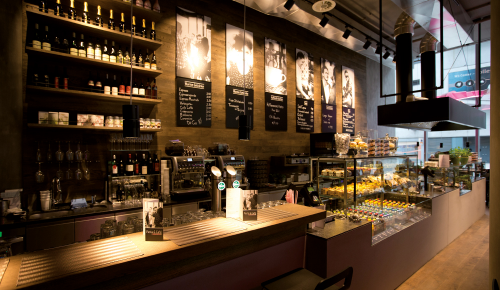 Blick in das Pasta & Café by INTERSPAR