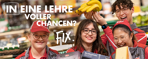Sujet zur Lehre bei INTERSPAR