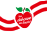 Von dahoam das Beste!-Logo mit einer Österreich-Flagge im Hintergrund
