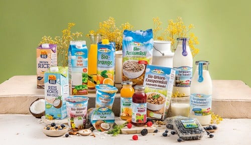 Viele verschiedene SPAR Natur*pur-Frühstücksprodukte