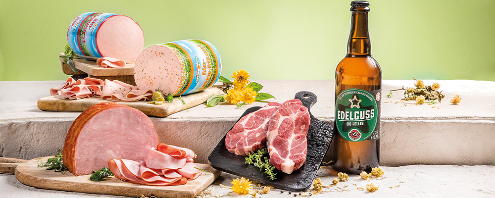 Verschiedene Bio Wurst- und Fleischwaren von SPAR