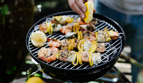 Fisch und Garnelen am Spieß | SPAR Mahlzeit!