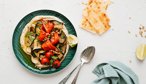 SPAR Mahlzeit! Grillgemüse mit Hummus