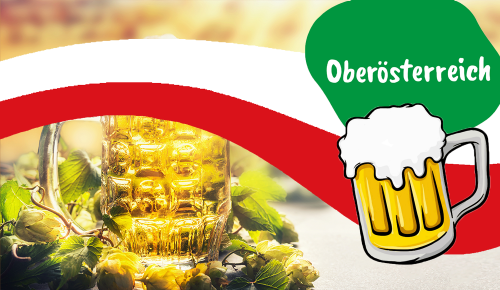 Sujet zur Bierverkostung im Bundesland Oberösterreich