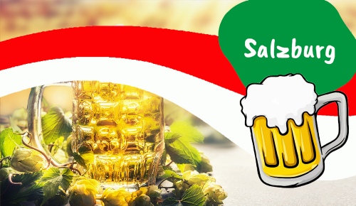 Sujet zur Bierverkostung im Bundesland Salzburg