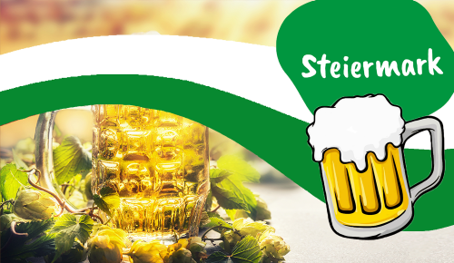 Sujet zur Bierverkostung im Bundesland Steiermark