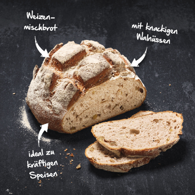 Bäckerliebling Walnussbrot