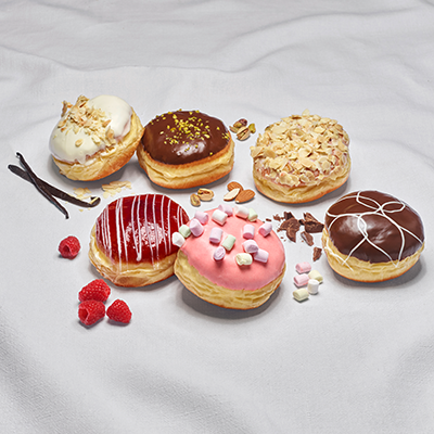 Die verschiedenen Gourmetkrapfen aus der INTERSPAR-Backstube