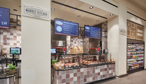 Blick auf die Market Kitchen im INTERSPAR Am Schottentor