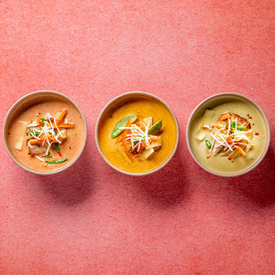 Drei verschiedene Curries aus der INTERSPAR Market Kitchen