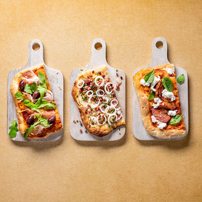 Drei verschiedene Focaccia aus der INTERSPART Market Kitchen