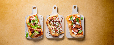 Drei verschiedene Focaccia aus der INTERSPART Market Kitchen