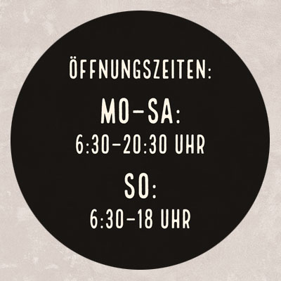 Öffnungszeiten der Market Kitchen Wien Mitte The Mall: Montag bis Samstag von 6:30 bis 20:30 Uhr und Sonntag von 6:30 bis 18 Uhr