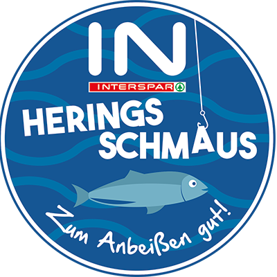 Logo vom INTERSPAR-Heringsschmaus: Zum Anbeißen gut