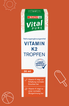 SPAR Vital PURE Vitamin K2 Tropfen
