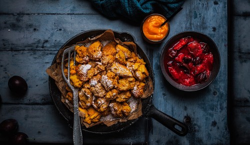 SPAR Mahlzeit! Kürbis-Kaiserschmarrn mit Zwetschgen-Kompott