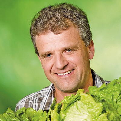 Portraitfoto von Gemüsebauer Schusteritsch