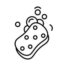 Putzschwamm-Icon