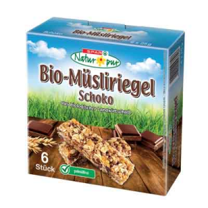 SPAR Natur*pur Bio-Müsliriegel Schoko