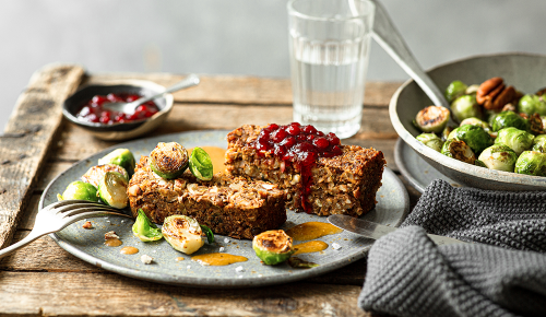 SPAR Mahlzeit! Veganer Linsen-Nuss-Braten 