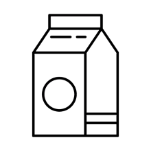 Milchpackung-Icon
