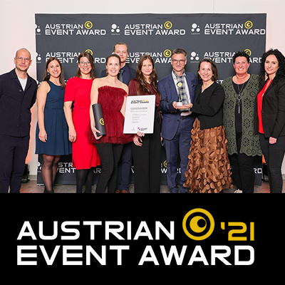 Das Winzertalk-Team von INTERSPAR bei der Preisverleihung des Austrian Event Awards Edition 2024 