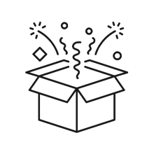 Überraschungsbox-Icon