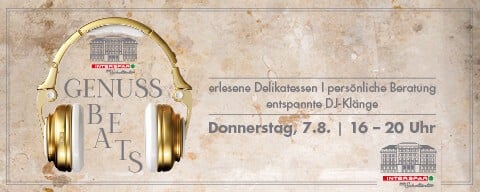 Sujet zu den Genuss Beats am 7.8.2025 im INTERSPAR Am Schottentor