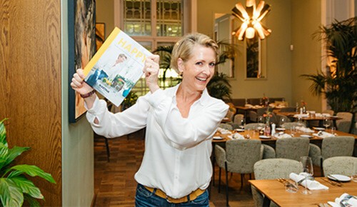 Portraitfoto der Gastköchin Martina Hohenlohe im Das Mezzanin 