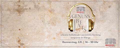 Sujet zu den Genuss Beats am 3.9.2026 im INTERSPAR Am Schottentor