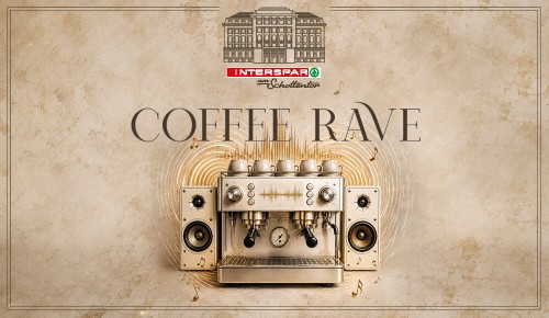 Sujet zum Coffee Rave im INTERSPAR Am Schottentor am 1.10.