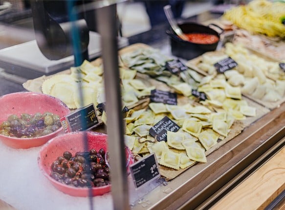 Vegetarische und vegane Teigtaschen