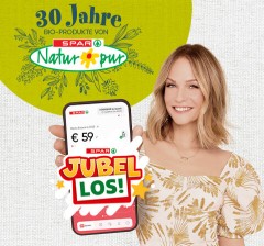 30 Jahre Bio-Produkte von SPAR Natur*pur - Jubellos von 15.05. bis 04.06.2025