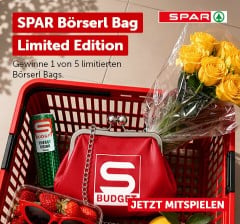 SPAR Börserl Bag Limited Edition. Gewinne 1 von 5 limitierte Börserl Bags. Jetzt mitspielen!