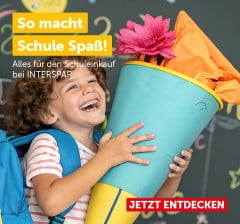 So macht Schule Spaß! Alles fpr den Schuleinkauf bei INTERSPAR. Jetzt entdecken!