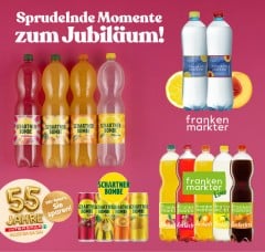 Sujet "Sprudelnde Momente zum Jubiläum!" von Starzinger bzgl. des 55 Jahre INTERSPAR-Jubiläums