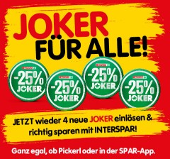 -25% Joker bei INTERSPAR