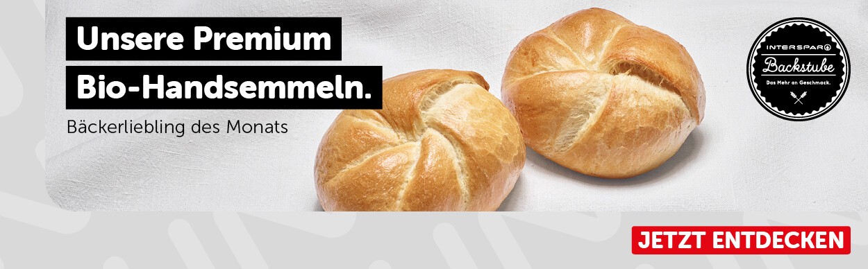 Unsere Premium Bio-Handsemmeln. Bäckerliebling des Monats. Jetzt entdecken!