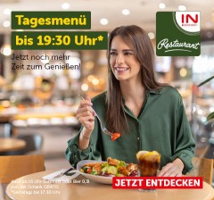 Banner zur Genusszeit ab 16 Uhr im INTERSPAR-Restaurant