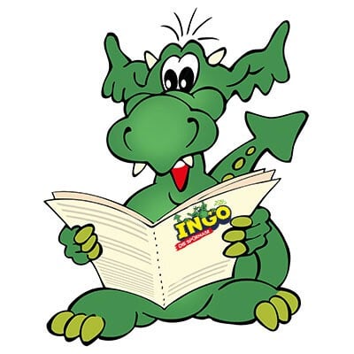 INGO liest eine Zeitschrift