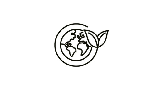 Icon, das für nachhaltiges Bauen steht