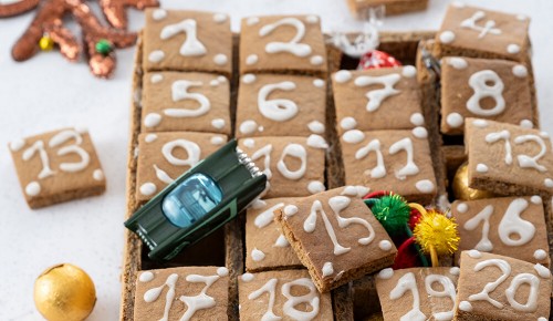 Ein Adventkalender aus Lebkuchen