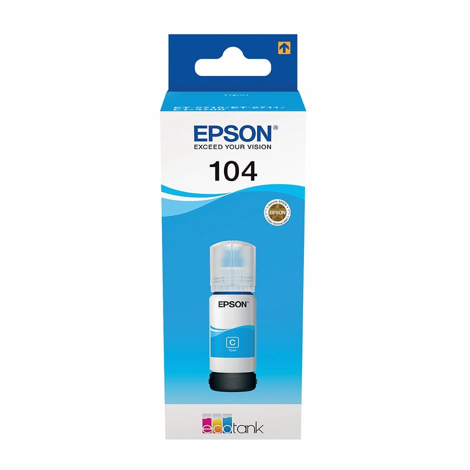 Epson Nachfüllflasche 104 Cyan 65 ML