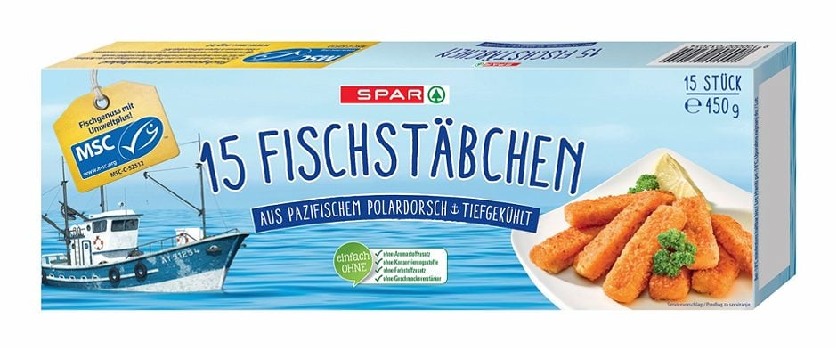 SPAR Fischstäbchen 450 G