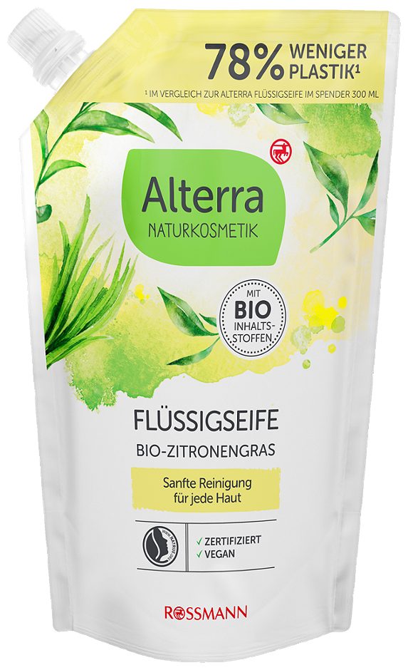 Alterra Flüssigseife Nachfüller Bio-Zitronengras 500ml